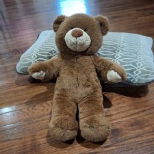 Build A Bear Brown Teddy Bear Plush Fuzzy Large BABW Stuffed Animal 16" 7