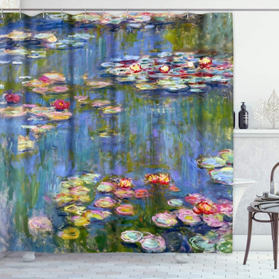 Shower Curtain Waterlilies Water Lilies 1916 Lilly Lillies Claude Monet Masterpi