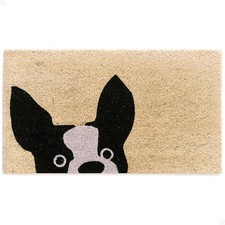 Dog Door Mat - Welcome for Front with Non-Slip Backing - Durable Doormat
