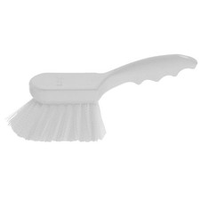 Sparta White 8" Utility Scrub Brush w/Polyester Bristles