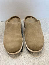 STAHEEKUM Women Plush Lining Sand Cami Mule W. Memory Foam Slipper size 8 US