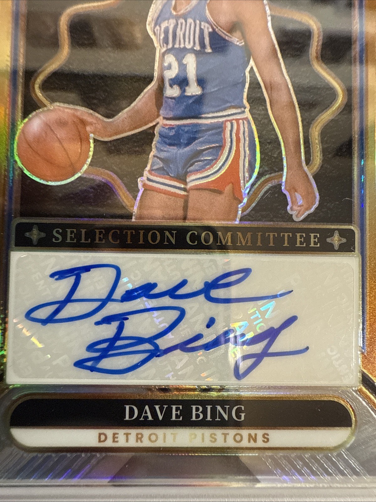 2024-25 Select Basketball Dave Bing Selection Committee Auto PSA 10 / POP 1 view 2