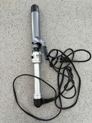 Hot Tools Professional 1'' Curling Iron Adjustable Heat 430°F Silver/Black