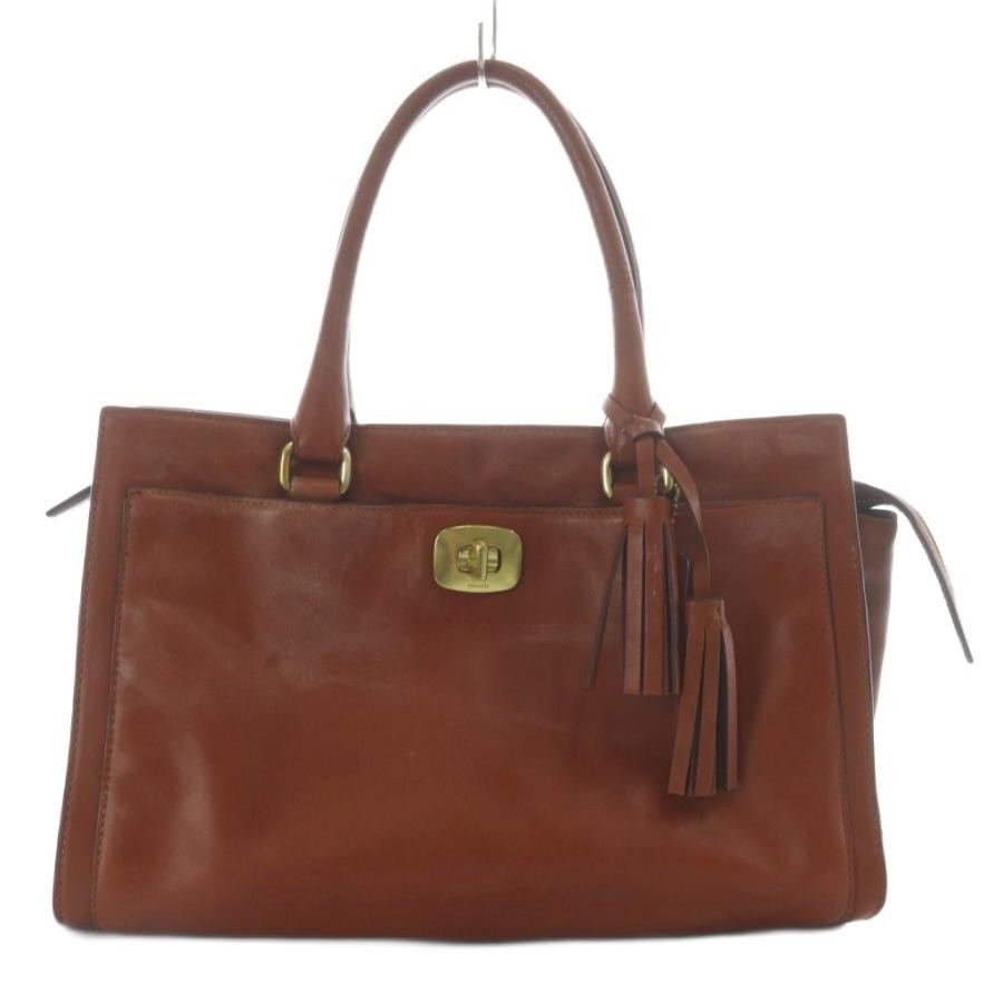 Coach Handbag Leather Brown 25359 Ladies