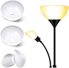  Replacement Lamp Shade 4 Pcs White Replacement Plastic Lampshade 2 Pack