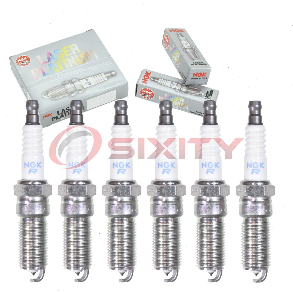 6 pc NGK 90374 LTR6DP13 Laser Platinum Spark Plugs for SP548 CYFS12F1 CYFS hl