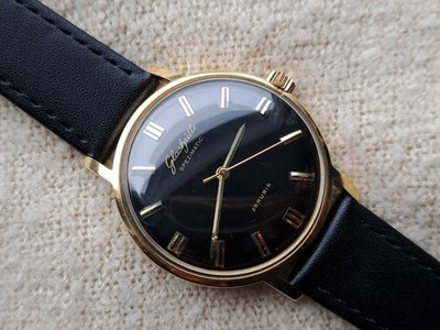  GLASHÜTTE SPEZIMATIC GOLD PLAQUE 20 MICRON