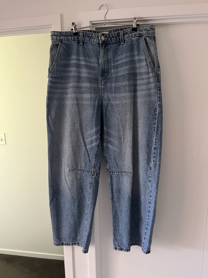 Cotton On Barrel Leg Jeans Size 34/ 14