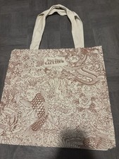 Jean Paul Gaultier Tote Bag Red Beige Canvas, Beach Carry