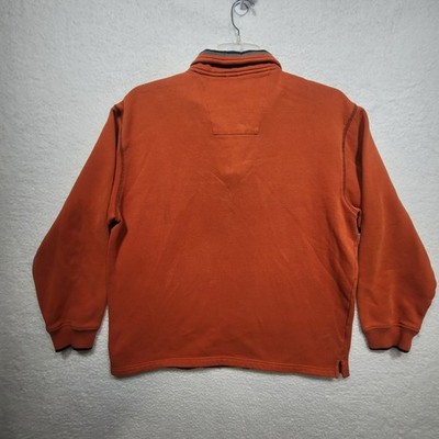 Arrow Classic-Fit Fleece Quarter-Zip Pullover Sweatshirt Burnt