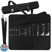 Chef Knife Bag With 24 Slots Cutlery Knives Holders Protectors, K