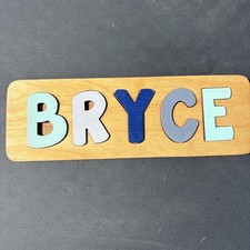 BRYCE Name Custom Wooden Puzzle