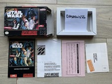 Super Star Wars SNES Super Nintendo NTSC USA - BOX & INSERTS ONLY - NO GAME