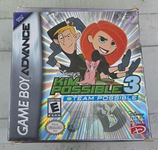 Disney Kim Possible 3 Team Possible Game Boy Advance GBA CIB Complete Authentic