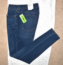 Style Co. Skinny Ankle Hi Rise Slimming Pocket Jeans Sz 8 Blue New