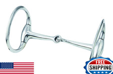 Weaver Leather Draft Bit Eggbutt Snaffle Mouth Nylon Black 6" Horse Tack