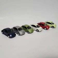 Johnny Lightning Volkswagen New Beetle 6 Car Collection 1:64
