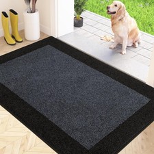 FCSDETAIL CHARCOAL 80 x 120cm Dirt Trapper Indoor Door Mat Washable ROLLED