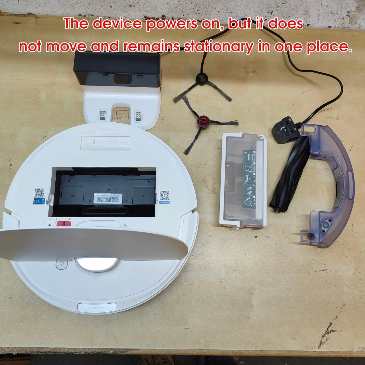 ECOVACS DEEBOT N10 Robot Vacuum Cleaner Mop 4300Pa Laser Navigation (Broken)
