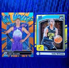 2024 Optic My House Cody Williams Prizm Orange /39 #4 & RR Blue Velocity #298