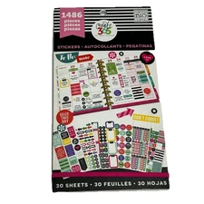 Create 365 Planner Sticker Sheet Pad 1486 Pieces Happy Planner New
