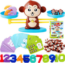Monkey Scale Balance Counting Toys Math Games STEM Preschool Educational Toys