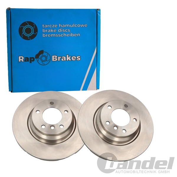 2X RAP Brakes Bremsscheiben 330Mm BelÜFtet Vorne Passend FüR BMW 1 3 X1 | R-D038-image