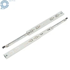 18" Heavy Duty Full Extension Slides 150lb Load Ball Bearing Drawer Rails