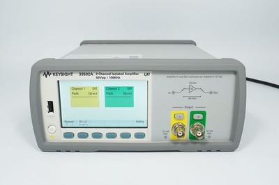Keysight 33502A 2-Kanal 50Vpp High Output Verstärker LAN USB getestet