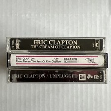 Lot Of 3 Eric Clapton Cassette Tapes