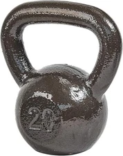 Signature Fitness All-Purpose Solid Cast Iron Kettlebell