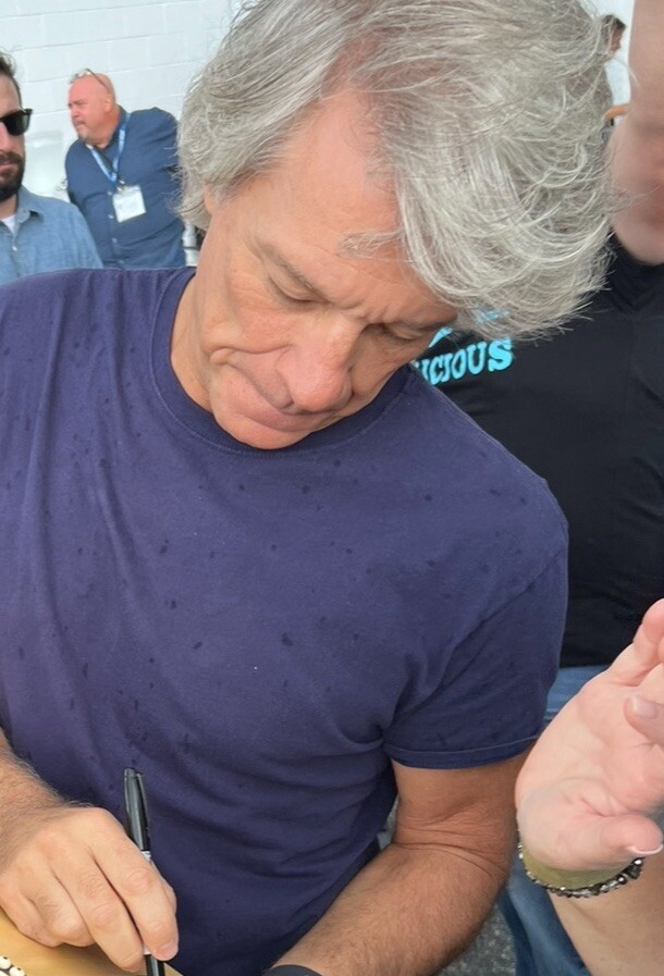 Bon Jovi Signed Album Jon Bon Jovi Autograph Vinyl New Jersey Tico