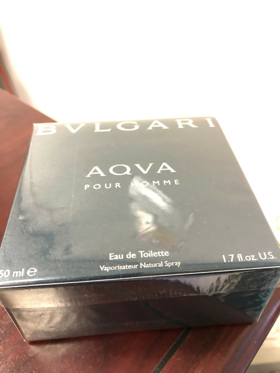 VINTAGE * BVLGARI AQVA POUR HOMME 1.7 FL oz / 50 ML EDT Spray