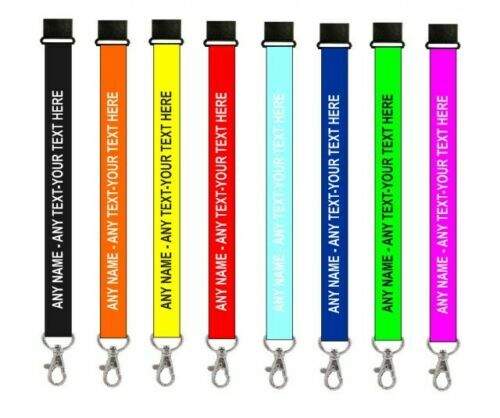 Holographic Custom Print Personalised Lanyard Any Name Any Text