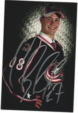 Cody Goloubef Autographed 4x6 Color Photo Columbus Blue Jackets 2008 Draft A
