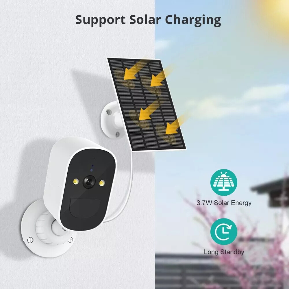 Security Camera System Outdoor Indoor Home Wireless WiFi Night Camera HD 1080P-image