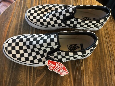 RARE Vans OTW Custom Authentic Slip On Full Checkerboard Men's