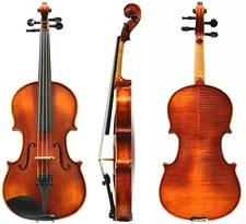 ADVANCED 1/4 SIZE VIOLIN,DOMINANT STRINGS+ ABS HARD CASE + BOW, NEW