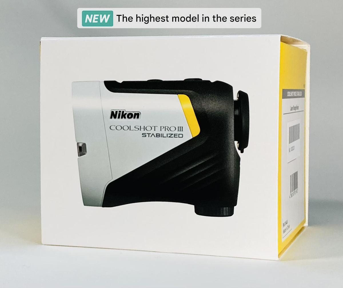 NEW 2025 Nikon COOLSHOT PRO III STABILIZED Laser Rangefinder