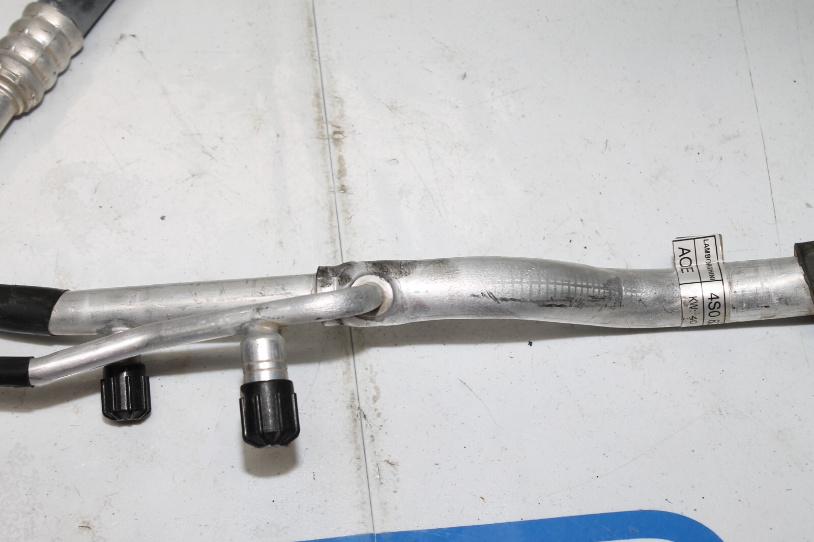 15-20 LAMBORGHINI HURACAN FIREWALL HEATER CORE AC AIR CONDITION LINE 4S0820738B