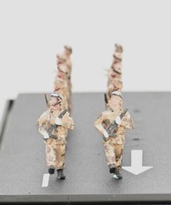 Sanrong 1/72 China PLA 10 Soldier Sand Color Painting Finished Model