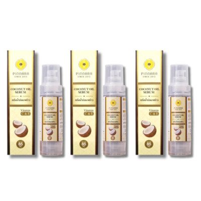 Coconut Oil Serum Pinnara Vitamin Hair Skin Cold 85ml Virgin Body Press Face