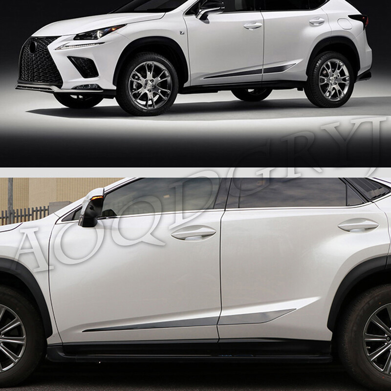 For Lexus NX 20152020 Steel Carbon Look Body Side Door Molding Line
