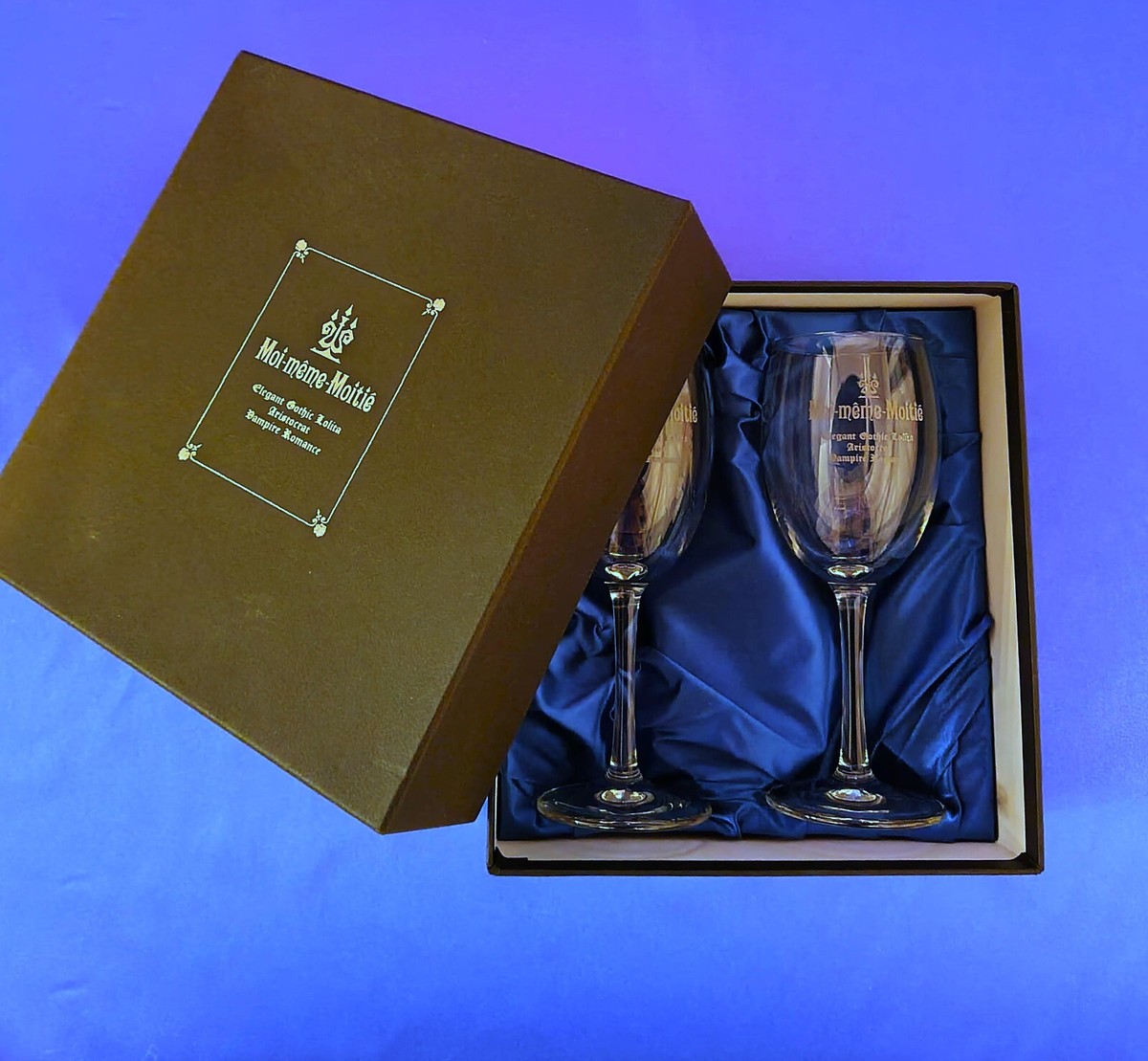 Moi-meme-Moitie a Pair of Wine Glasses MALICE MIZER Mana-sama from
