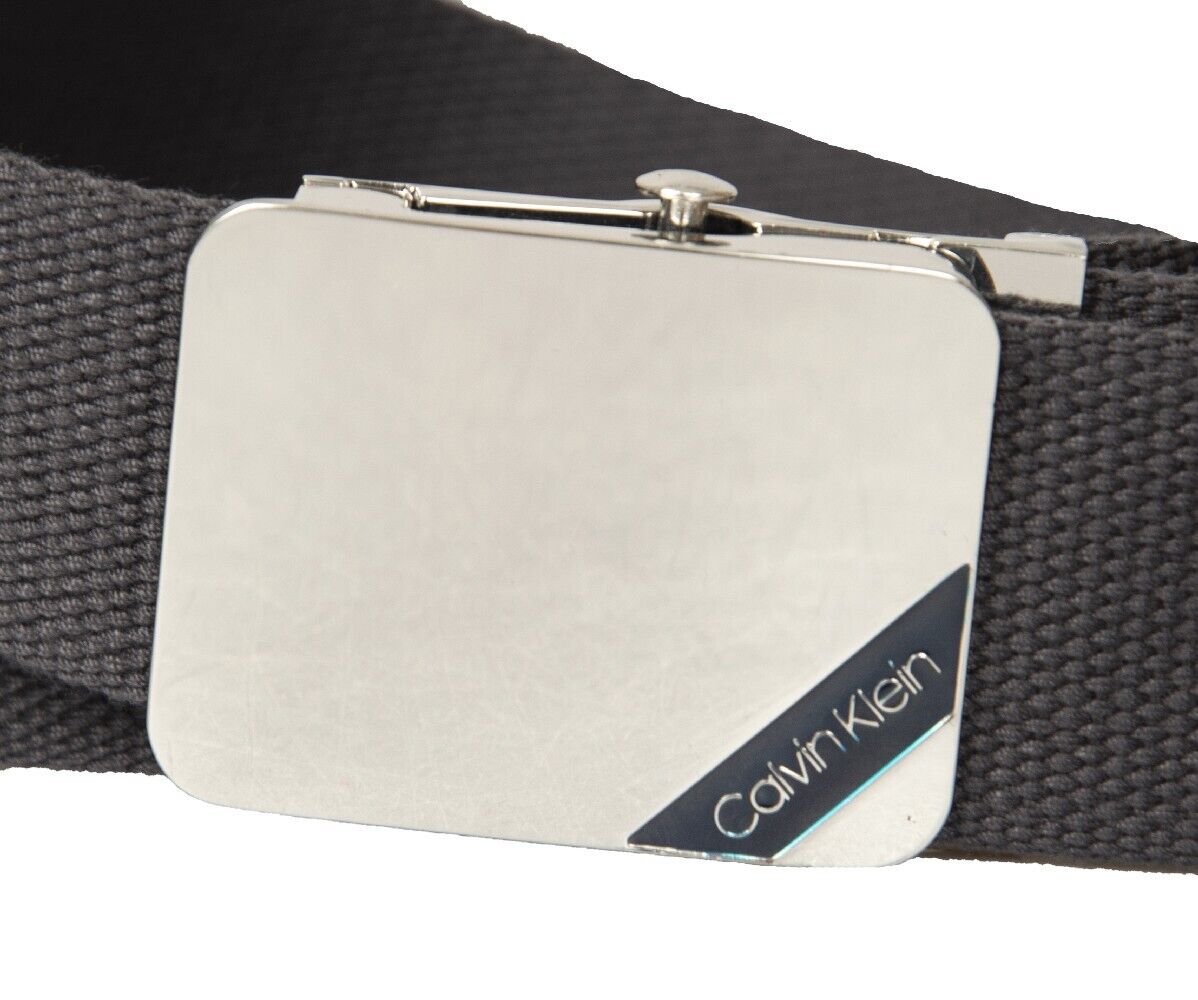 CK CALVIN KLEIN men's belt in shortenable canvas fabric CK CALVIN KLEIN men's belt in shortenable canvas fabric