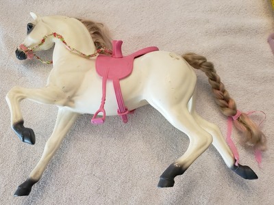Vintage Mattel 1983 BARBIE Dream Horse Prancer w/ Saddle