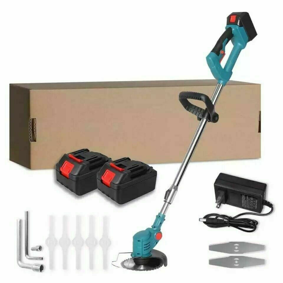Kit Decespugliatore 21V 5.0Ah + 2 Batterie: Tagliabordi Professionale