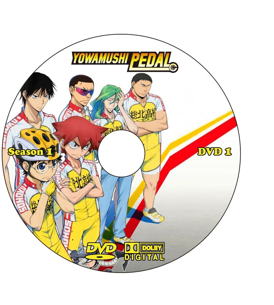 Yowamushi Pedal Anime Series Season 1-4 + Movie