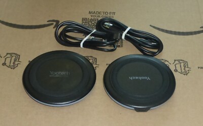 2pcs Yootech Wireless Charger, 10W Max Fast Wireless Charging Pad