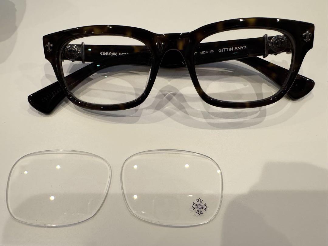 Chrome Hearts Gittin Any? DT Tortoise Brown Frame Eyewear Chrome Hearts Gittin Any? DT Tortoise Brown Frame Eyewear